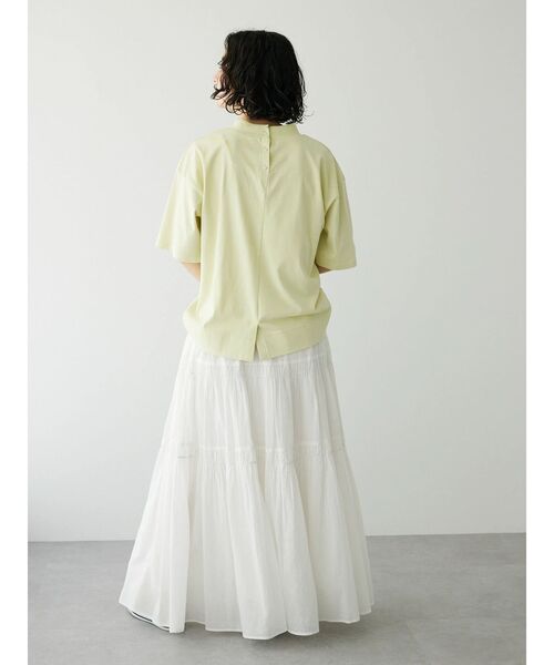 CRAFT STANDARD BOUTIQUE（クラフトスタンダードブティック）の「モックネックリングドットプルオーバー（Tシャツ/カットソー・レディース・ホワイト/イエロー/ライトパープル/ブラック・FREE）」の21枚目の写真