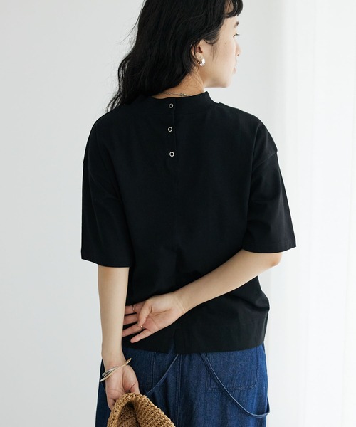 CRAFT STANDARD BOUTIQUE（クラフトスタンダードブティック）の「モックネックリングドットプルオーバー（Tシャツ/カットソー・レディース・ホワイト/イエロー/ライトパープル/ブラック・FREE）」の3枚目の写真