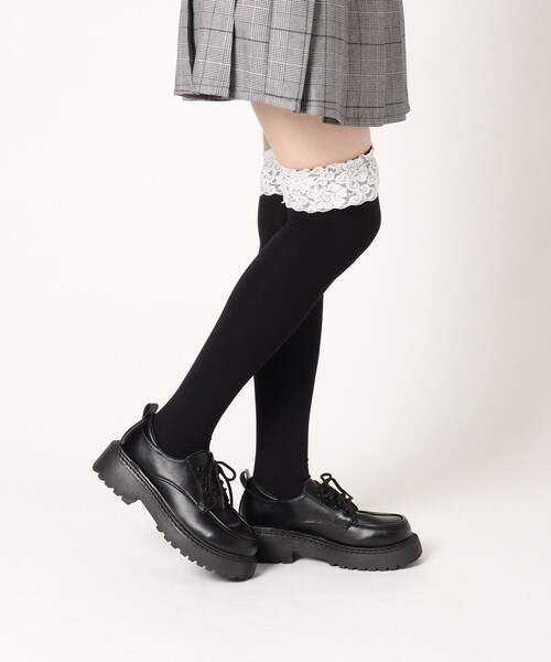 cs T&P(シーエスティーアンドピー)の「【軽量】厚底ボリュームソール マニッシュシューズ(パンプス・レディース・ブラック/ブラック系1・S/M/L/LL)」の21枚目の写真