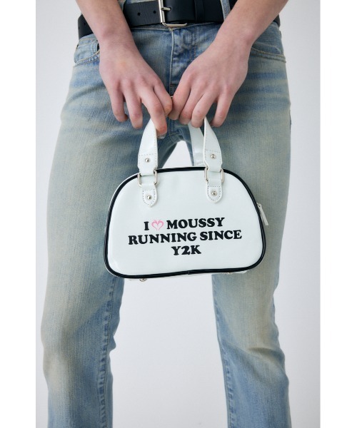 MOUSSY（マウジー）の「BEP×MOUSSY LOGO MINI バッグ（ハンドバッグ・レディース・ホワイト/ブラック・FREE）」の10枚目の写真