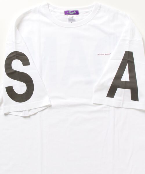 RADIO EVA(ラヂオエヴァ)の「RADIO EVA 695 ADAMS T-Shirt(Tシャツ/カットソー・メンズ・ホワイト/ブラック・FREE)」の11枚目の写真