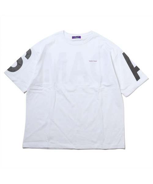 RADIO EVA(ラヂオエヴァ)の「RADIO EVA 695 ADAMS T-Shirt(Tシャツ/カットソー・メンズ・ホワイト/ブラック・FREE)」の1枚目の写真
