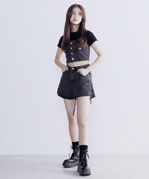 Figments（フィグメンツ）の「コンバットブーツ（ブーツ・レディース・ブラック・SMALL/MEDIUM）」の14枚目の写真