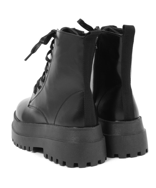 Figments（フィグメンツ）の「コンバットブーツ（ブーツ・レディース・ブラック・SMALL/MEDIUM）」の4枚目の写真