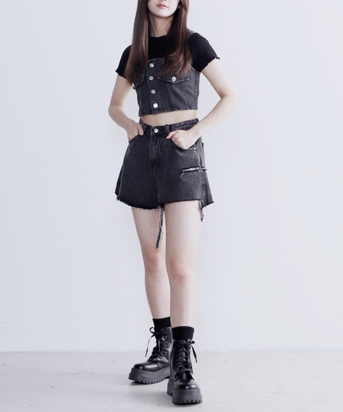 Figments（フィグメンツ）の「コンバットブーツ（ブーツ・レディース・ブラック・SMALL/MEDIUM）」の10枚目の写真