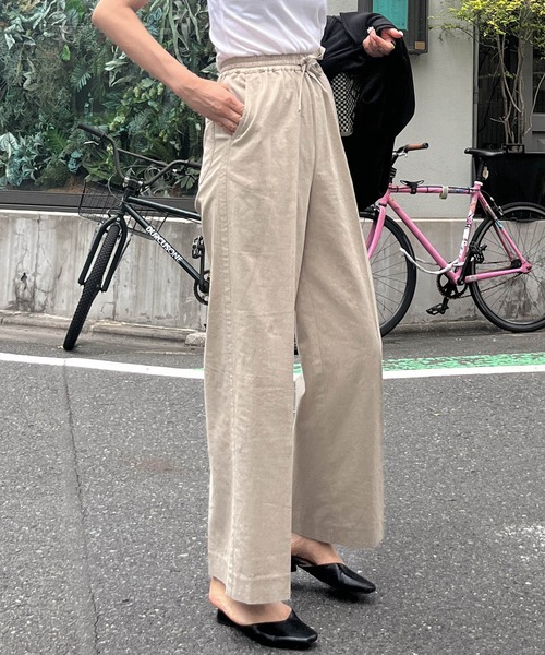 Audrey and John Wad】綿麻イージーパンツ（その他パンツ