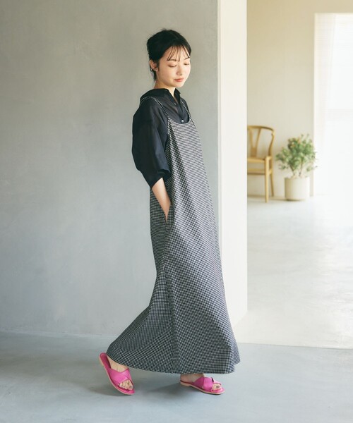 FREAK'S STORE（フリークスストア）の「インドボイルベーシックショートスリーブシャツ（シャツ/ブラウス・レディース・ブラック/ピンク系その他/オフホワイト/ブルー/グリーン・ﾌﾘ-）」の16枚目の写真