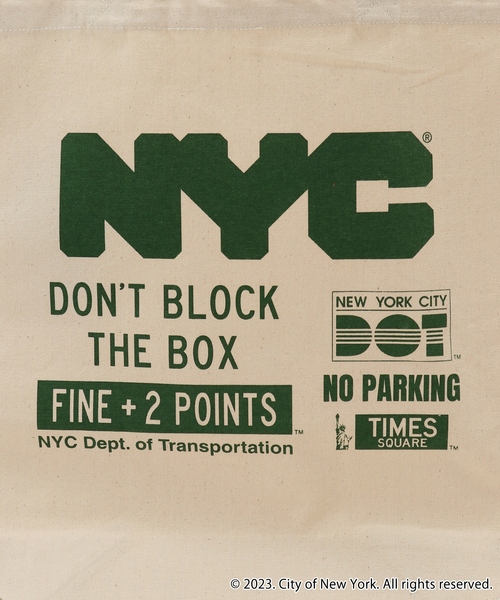 GOOD ROCK SPEED（グッドロックスピード）の「【NYC × GOOD ROCK SPEED/グッドロックスピード】TOTE：トートバッグ（トートバッグ・レディース・ブラック/アイボリー・FREE）」の13枚目の写真