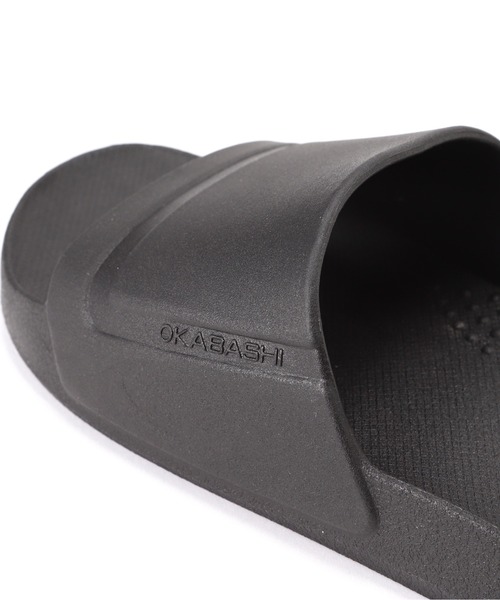 schott（ショット）の「【直営限定】×OKABASHI/オカバシ/Schott/ショット/Coast/コースト（サンダル・メンズ・ブラック・9/10）」の7枚目の写真