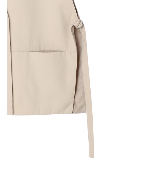 AMERICAN HOLIC（アメリカンホリック）の「サイドベルトスリットベスト（ベスト・レディース・ライトベージュ/ブラック・M/L）」の18枚目の写真