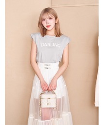 レザーアップリケTシャツ