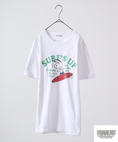 PEANUTS（ピーナッツ）の「PEANUTS スヌーピー ポケット 半袖 Tシャツ（Tシャツ/カットソー・レディース・ネイビー/ホワイト/ブラック/ホワイト系その他/ブラック系その他/杢グレー/オレンジ/カーキ/グリーン/アイボリー/ホワイト系その他2/ホワイト系その他3・M/L/LL）」の4枚目の写真