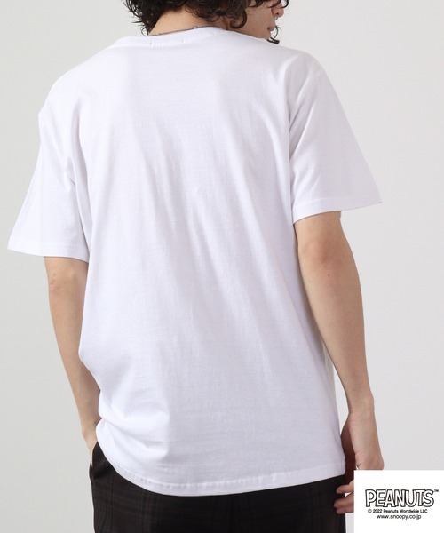 PEANUTS（ピーナッツ）の「PEANUTS スヌーピー ポケット 半袖 Tシャツ（Tシャツ/カットソー・レディース・ネイビー/ホワイト/ブラック/ホワイト系その他/ブラック系その他/杢グレー/オレンジ/カーキ/グリーン/アイボリー/ホワイト系その他2/ホワイト系その他3・M/L/LL）」の16枚目の写真