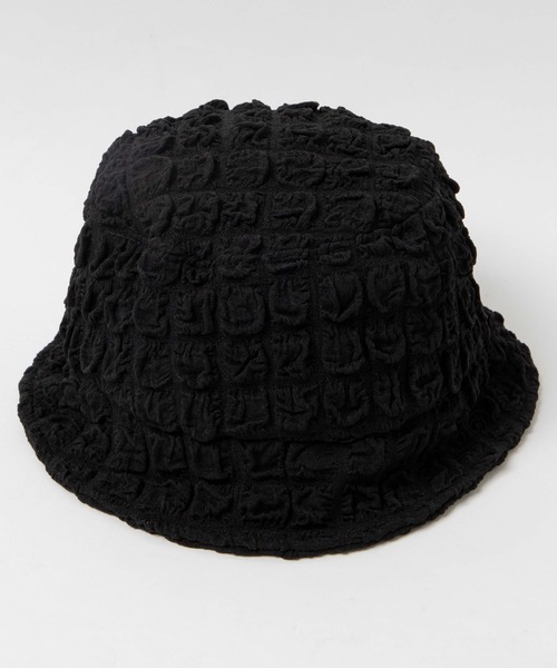 WEGO（ウィゴー）の「WEGO/ポップコーンバケットハット（ハット・レディース・オフホワイト/ブラック・FREE）」の7枚目の写真