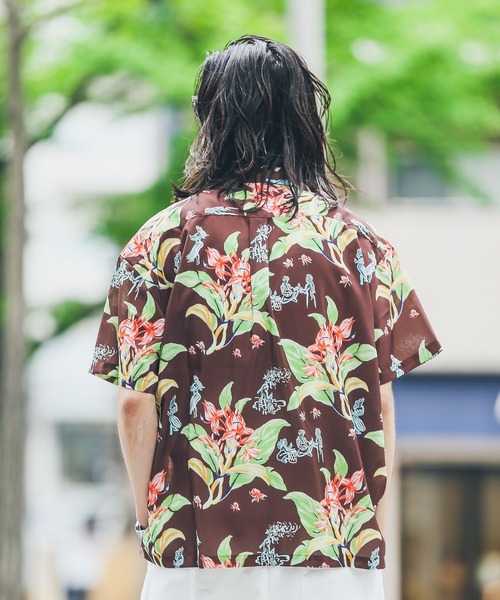 Avanti（アヴァンティ）の「『別注』AVANTI×Sonny Label　アロハショートスリーブシャツ（シャツ/ブラウス・メンズ・ブラウン系その他/ホワイト系その他/ブルー系その他・MEDIUM/LARGE）」の7枚目の写真