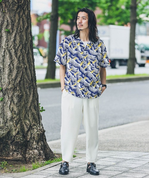 Avanti（アヴァンティ）の「『別注』AVANTI×Sonny Label　アロハショートスリーブシャツ（シャツ/ブラウス・メンズ・ブラウン系その他/ホワイト系その他/ブルー系その他・MEDIUM/LARGE）」の5枚目の写真