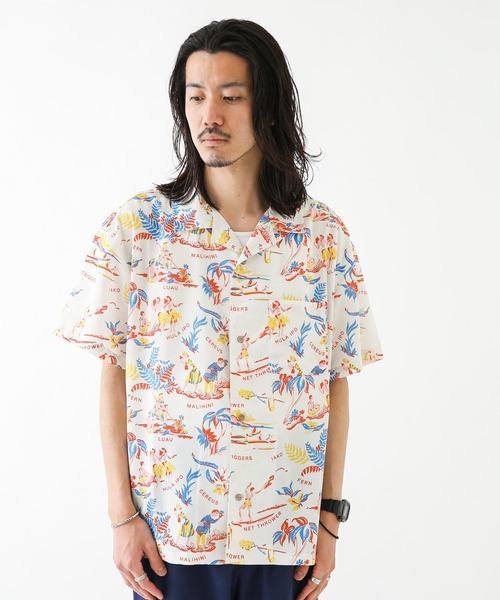 Avanti（アヴァンティ）の「『別注』AVANTI×Sonny Label　アロハショートスリーブシャツ（シャツ/ブラウス・メンズ・ブラウン系その他/ホワイト系その他/ブルー系その他・MEDIUM/LARGE）」の10枚目の写真