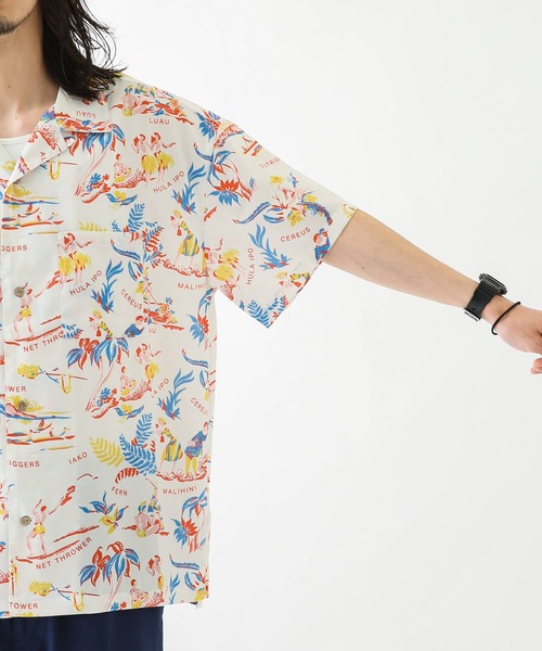 Avanti（アヴァンティ）の「『別注』AVANTI×Sonny Label　アロハショートスリーブシャツ（シャツ/ブラウス・メンズ・ブラウン系その他/ホワイト系その他/ブルー系その他・MEDIUM/LARGE）」の13枚目の写真