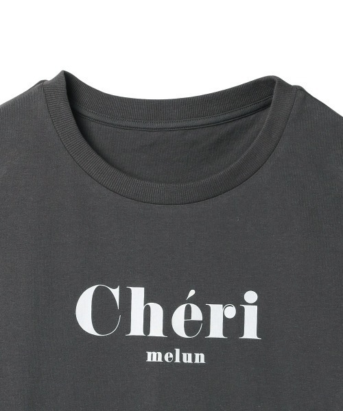 Ada.(エイダ)の「ロゴプリントロンTee(Tシャツ/カットソー・レディース・グレー/オフホワイト/ブラック/グレイッシュベージュ・FREE)」の6枚目の写真