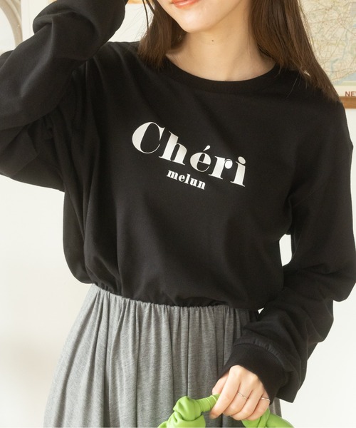 Ada.(エイダ)の「ロゴプリントロンTee(Tシャツ/カットソー・レディース・グレー/オフホワイト/ブラック/グレイッシュベージュ・FREE)」の18枚目の写真