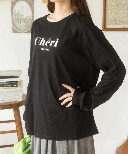 Ada.(エイダ)の「ロゴプリントロンTee(Tシャツ/カットソー・レディース・グレー/オフホワイト/ブラック/グレイッシュベージュ・FREE)」の20枚目の写真