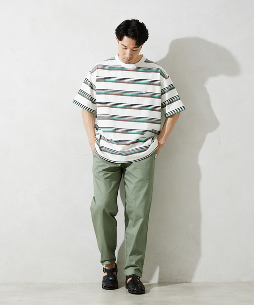 JOURNAL STANDARD relume(ジャーナルスタンダード レリューム)の「CALIFORNIA ライトシェフスラブパンツ(チノパンツ・メンズ・スミクロ/アイボリー/ベージュ系その他/ライトグリーン/サックスブルー・SMALL/MEDIUM/LARGE)」の10枚目の写真