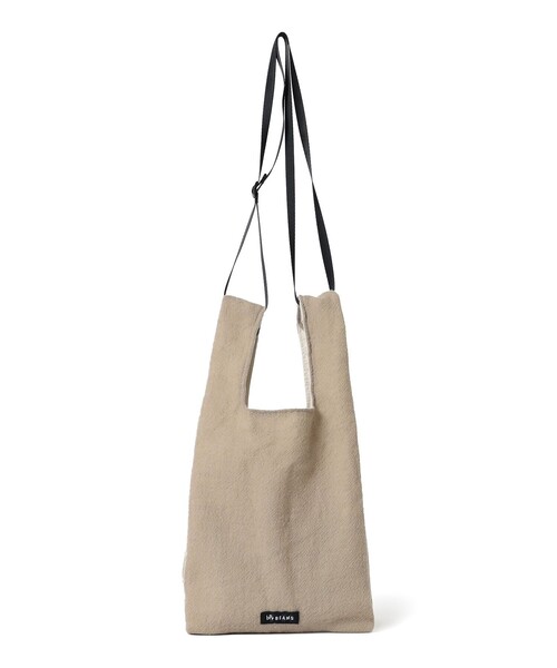 bpr BEAMS(ビーピーアール ビームス )の「bPr BEAMS / ウール ショッパーバッグ(エコバッグ/サブバッグ・メンズ・ベージュ/イエロー/ピンク/ブルー/ミント・ONE SIZE)」の6枚目の写真