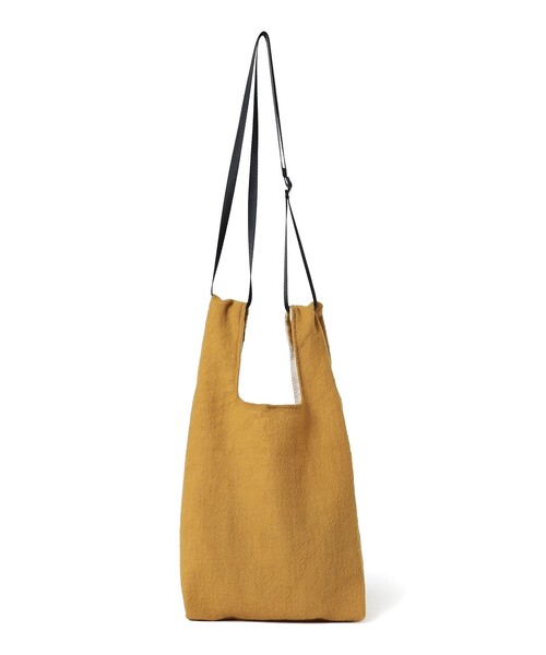 bpr BEAMS(ビーピーアール ビームス )の「bPr BEAMS / ウール ショッパーバッグ(エコバッグ/サブバッグ・メンズ・ベージュ/イエロー/ピンク/ブルー/ミント・ONE SIZE)」の12枚目の写真