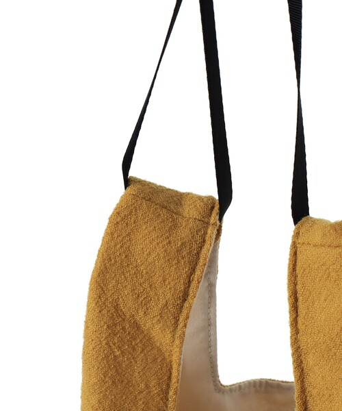 bpr BEAMS(ビーピーアール ビームス )の「bPr BEAMS / ウール ショッパーバッグ(エコバッグ/サブバッグ・メンズ・ベージュ/イエロー/ピンク/ブルー/ミント・ONE SIZE)」の7枚目の写真