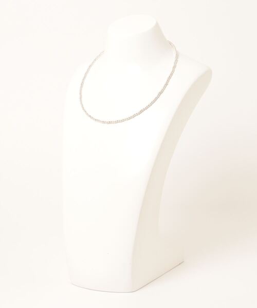 SALON adam et rope'（サロン アダム エ ロペ）の「【ERICKA NICOLAS BEGAY】ナバホパールネックレス 3mm45cm（ネックレス・レディース・シルバー・FREE）」の2枚目の写真