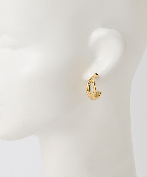 FREAK'S STORE（フリークスストア）の「限定展開　ツイスト フープピアス（ピアス（両耳用）・レディース・ゴールド/シルバー・ONE SIZE）」の17枚目の写真