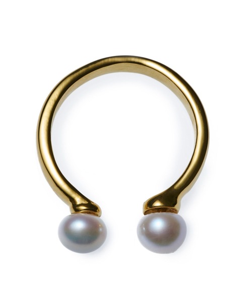 CENE（セネ）の「【CENE】セネ/ダブルパールリング（リング・レディース・ゴールド・#11/#13/#9）」の8枚目の写真