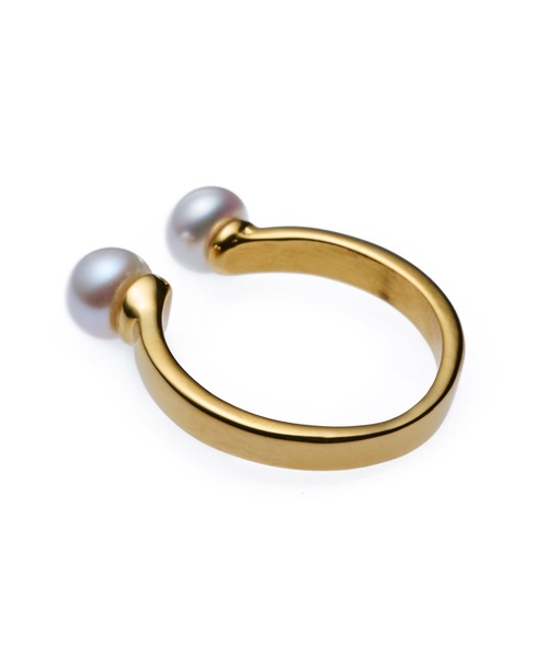 CENE（セネ）の「【CENE】セネ/ダブルパールリング（リング・レディース・ゴールド・#11/#13/#9）」の9枚目の写真