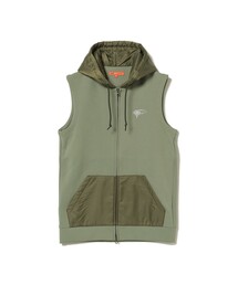 BEAMS GOLF ORANGE LABEL / ダンボールニット フルジップ フーディー