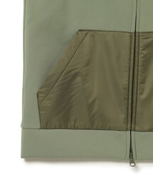 BEAMS GOLF ORANGE LABEL / ダンボールニット フルジップ フーディー