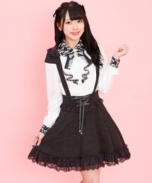 バラ柄ジャガードボリュームスカート