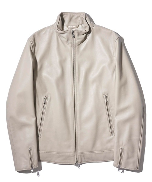 TETE HOMME（テットオム）の「【WEB限定】ラムレザーシングルライダースジャケット / レザーブルゾン（ライダースジャケット・メンズ・ブラック系1/ブラック系2/グレー・SMALL/LARGE/XX-LARGE/XXX-LARGE/X-LARGE/MEDIUM）」の11枚目の写真