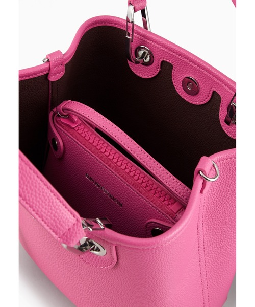 EMPORIO ARMANI（エンポリオアルマーニ）の「【エンポリオ アルマーニ】MyEA 縦型ショッパー ディアプリント（ハンドバッグ・レディース・シルバーグレー/ダルブルー系/フューシャピンク・FREE）」の7枚目の写真