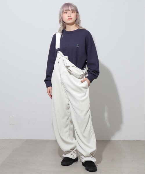 DOUBLE NAME（ダブルネーム）の「ミニ恐竜ワッペンもちもちジャガードニットプルオーバー/ユニセックス可（ニット/セーター・レディース・グリーン/ピンク/ネイビー/キナリ・FREE）」の17枚目の写真