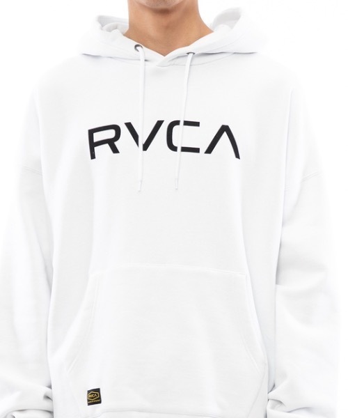 RVCA(ルーカ)の「RVCA メンズ BIG RVCA HOODIE パーカー【2023年秋冬モデル】/ルーカスタンダードブランドロゴプルオーバーフーディ(パーカー・メンズ・ブラック/ブルー系その他/グリーン系その他/ホワイト・X-LARGE/LARGE/MEDIUM/SMALL)」の22枚目の写真