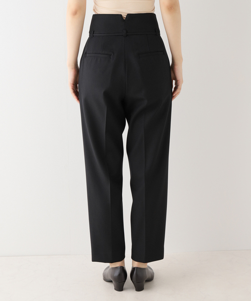 La TOTALITE（ラトータリテ）の「ウエストリボンパンツ（スラックス・レディース・グレー/ベージュ/カーキ/ブラック・38/36）」の8枚目の写真