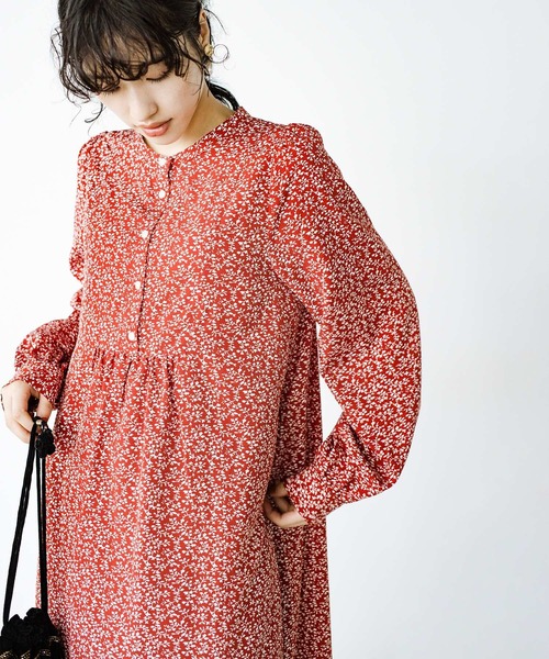 haco!（ハコ）の「落ち込む隙をあたえない！見た目も心も明るくなる花柄ワンピース（ワンピース・レディース・レッド系その他・MEDIUM/LARGE/SMALL/X-LARGE）」の16枚目の写真