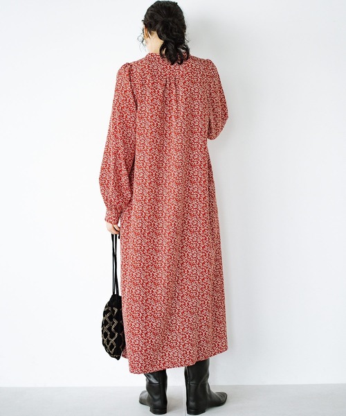 haco!（ハコ）の「落ち込む隙をあたえない！見た目も心も明るくなる花柄ワンピース（ワンピース・レディース・レッド系その他・MEDIUM/LARGE/SMALL/X-LARGE）」の11枚目の写真