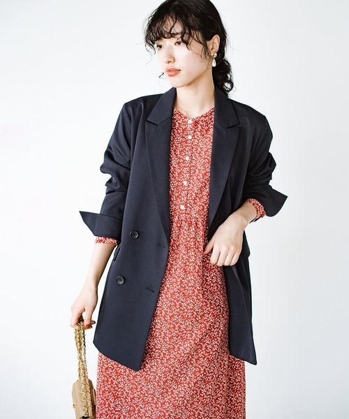 haco!（ハコ）の「落ち込む隙をあたえない！見た目も心も明るくなる花柄ワンピース（ワンピース・レディース・レッド系その他・MEDIUM/LARGE/SMALL/X-LARGE）」の7枚目の写真