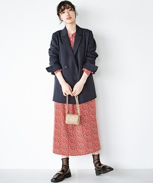 haco!（ハコ）の「落ち込む隙をあたえない！見た目も心も明るくなる花柄ワンピース（ワンピース・レディース・レッド系その他・MEDIUM/LARGE/SMALL/X-LARGE）」の13枚目の写真