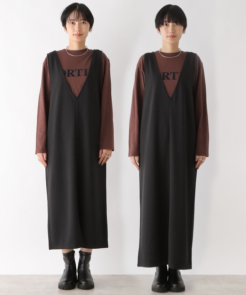LEPSIM（レプシィム）の「2WAYネックジャンスカ 970462
