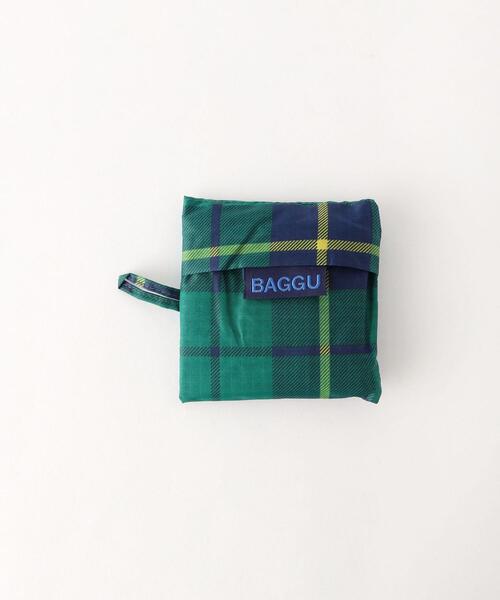 BAGGU（バグー）の「＜BAGGU＞タータンチェック ポケッタブルバッグ