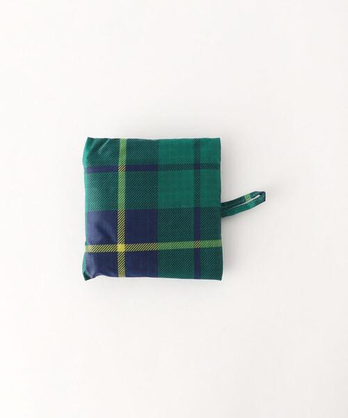 BAGGU（バグー）の「＜BAGGU＞タータンチェック ポケッタブルバッグ /BABY 日本限定モデル（エコバッグ/サブバッグ・レディース・ケリーグリーン/レッド・FREE）」の12枚目の写真