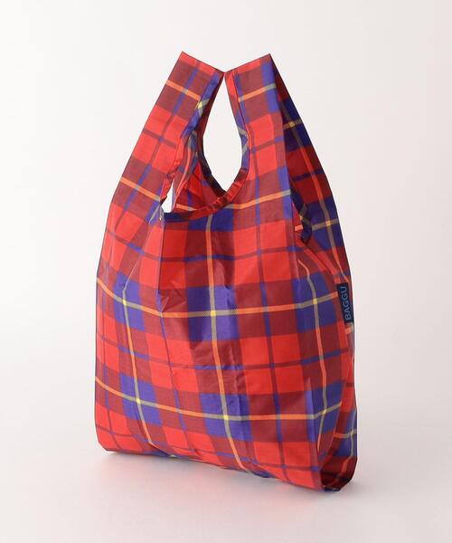 BAGGU（バグー）の「＜BAGGU＞タータンチェック ポケッタブル