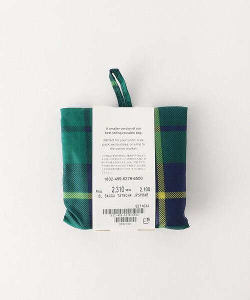 BAGGU（バグー）の「＜BAGGU＞タータンチェック ポケッタブルバッグ /BABY 日本限定モデル（エコバッグ/サブバッグ・レディース・ケリーグリーン/レッド・FREE）」の21枚目の写真